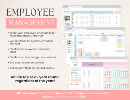 Cleaning Business CRM | Client tracker | Task Tracker Google Sheets Template | Budget | Cleaning Schedule
